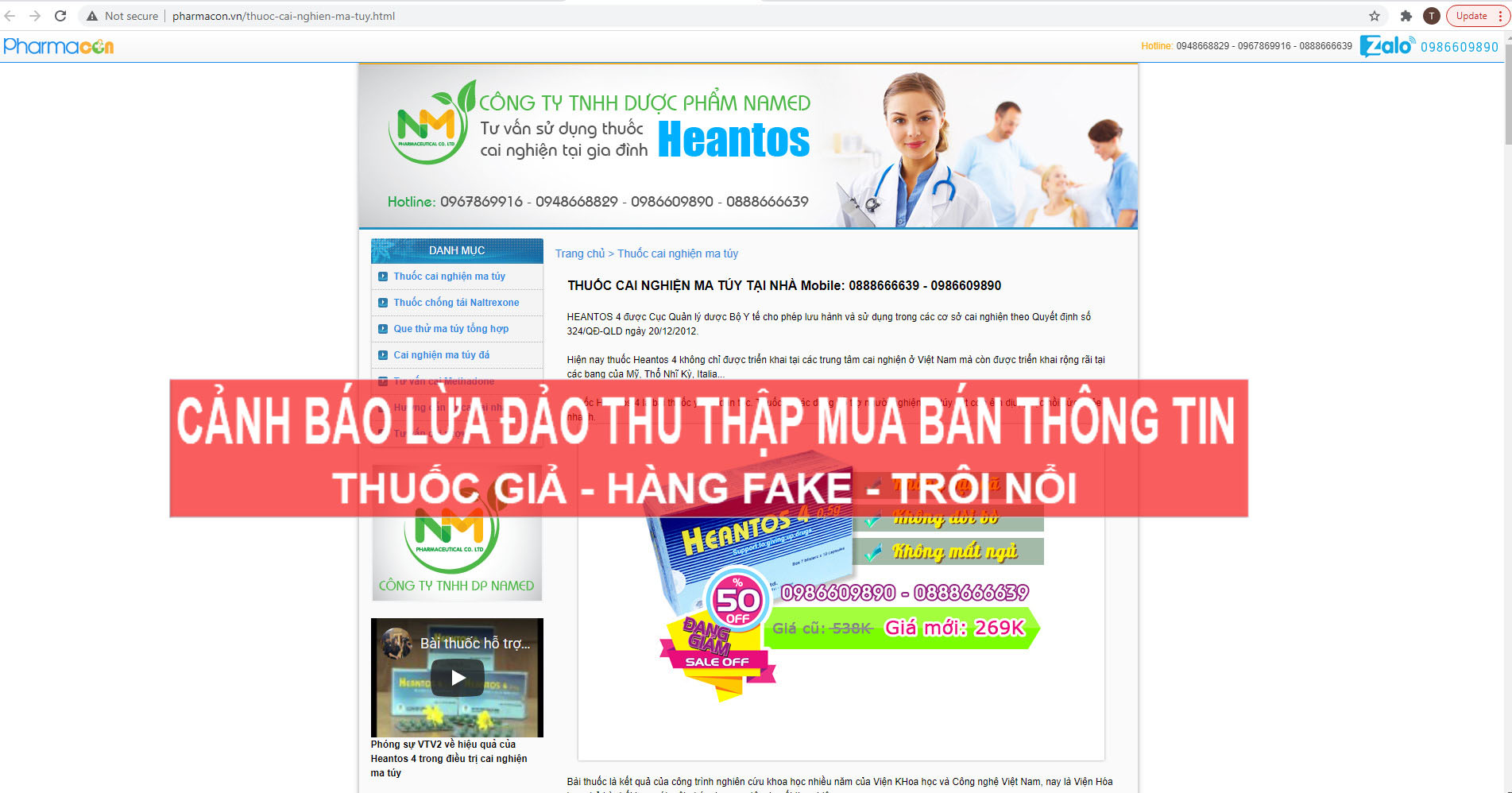 CẢNH BÁO LỪA ĐẢO tHUỐC HEANTOS 4